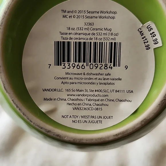 Sesame Street Oscar The Grouch  Mug - Picture 6 of 6
